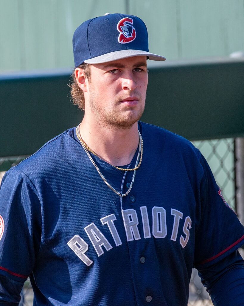 Cam Schlittler con Somerset, 17 de abril de 2025. Foto de archivo de Jeffrey Hyde, CC BY-SA 2.0; no corresponde al partido descrito.