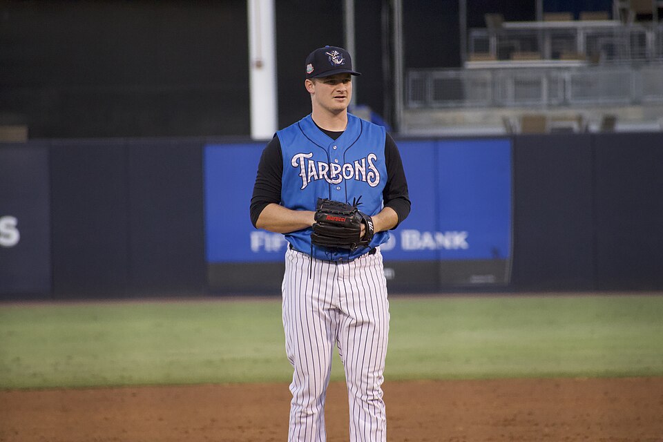 Clarke Schmidt con los Tampa Tarpons en abril de 2019. Foto de archivo de Kris Dunn; no corresponde al hecho actual.