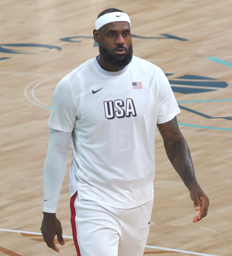 LeBron James, París 2024; foto: Clément Bardot, CC BY-SA 4.0