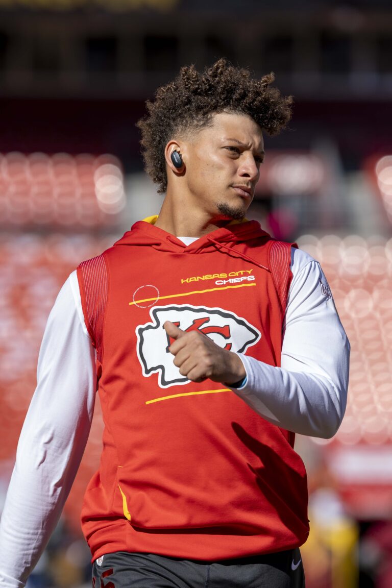 Patrick Mahomes con los Kansas City Chiefs en 2021